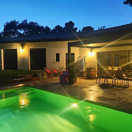 Villa 8 Pers Piscine Et Clim A 15 Min De La
